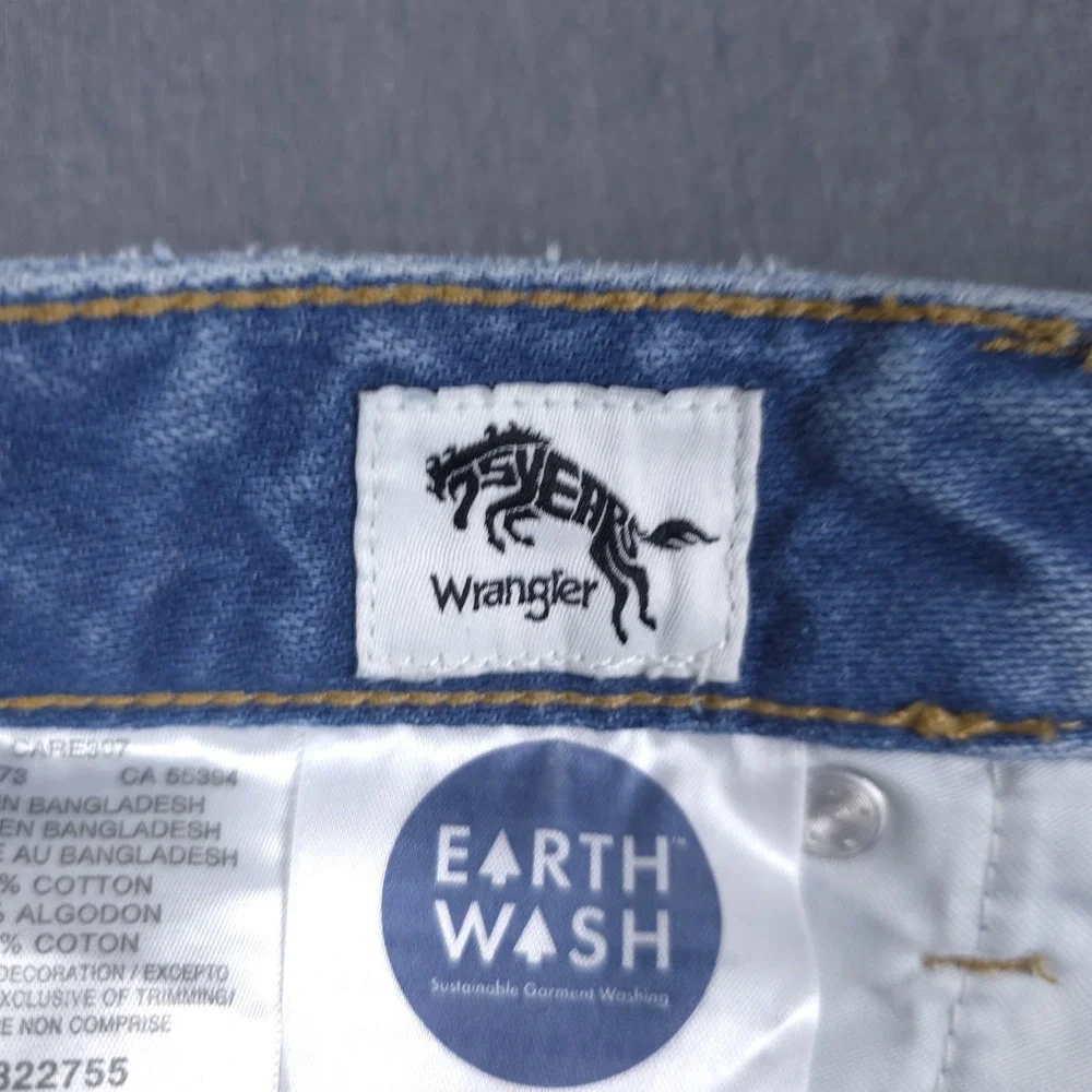 Wrangler Wanderer High Rise Flare Jeans Womens 29x30 (Fits 31x30) Wide Leg Denim - Picture 14 of 16